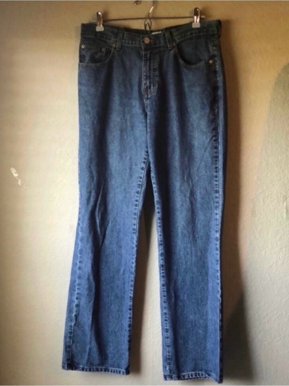 Calvin Klein Jeans Women’s Straight Leg Casual Preppy Denim Blue Jeans Size 10